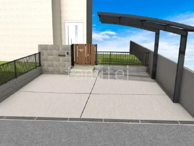 お庭と門まわりを解体して駐車場を拡張した車庫まわりリフォーム