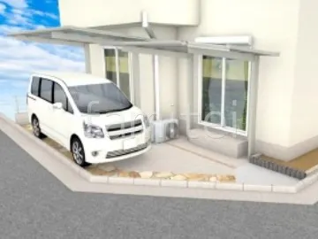 2つのカーポートを組み合わせて車庫まわりリフォーム