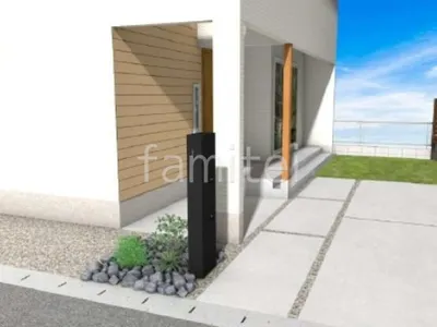 ロックガーデン　機能門柱