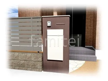 機能門柱　目隠しフェンス