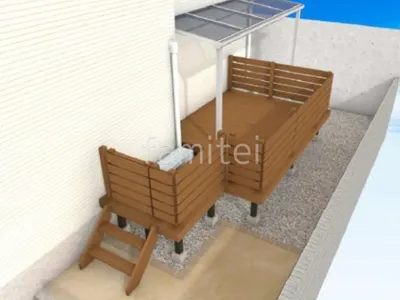 ウッドデッキを新設してリラックス！お庭リフォーム