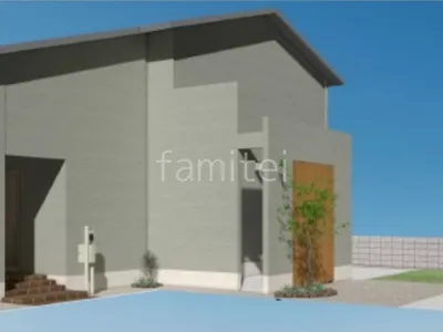 天然芝とロックガーデンが美しい新築ベーシック オープン外構