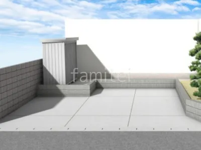 お庭解体して駐車場にやり替えた車庫まわりリフォーム