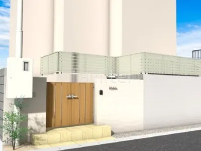 フェンスと門扉を一新してモダンに仕上げた外構リフォーム