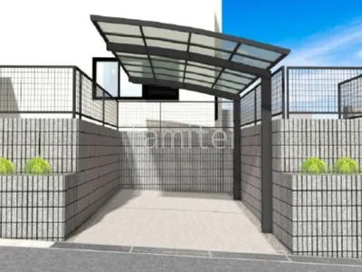 お庭を解体して駐車場にやり替えた車庫まわりリフォーム