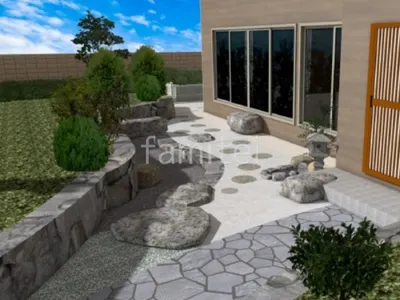 土間コンクリートで雑草対策を施した外まわりリフォーム