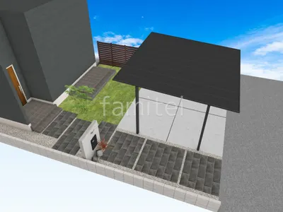 カーポート 人工芝