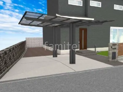 カーポート　Y合掌