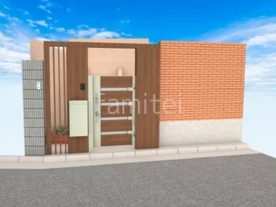 プラスGと門扉で高級感のある門まわりリフォーム