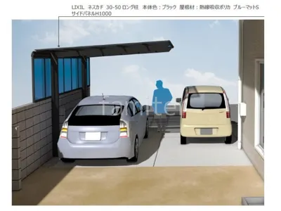 1台用カーポート　側面パネル