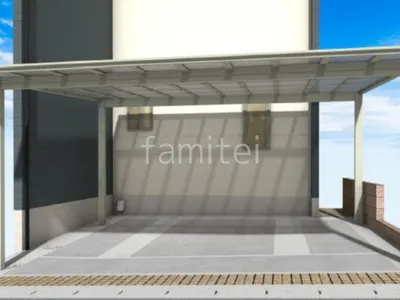 土間コンクリートとカーポートで使い勝手を向上した車庫まわりリフォーム