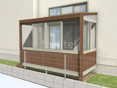 木調のガーデンサンルームで快適に過ごすお庭リフォーム