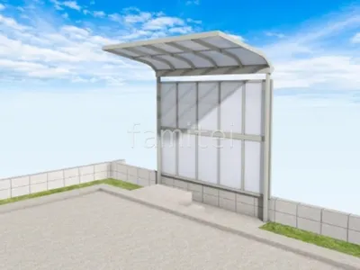 1階用テラス屋根　前面パネル　人工芝