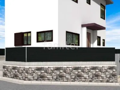 生垣から目隠しフェンスにやり替えた境界まわりリフォーム