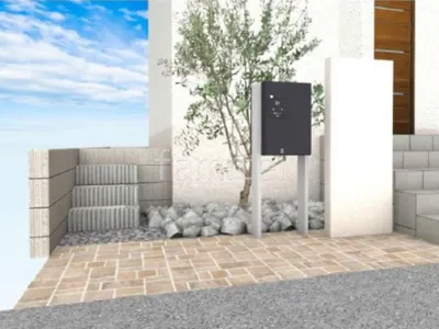 ロックガーデンでモダンに仕上げた外構リフォーム工事