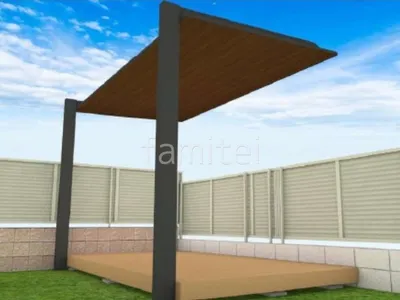 ウッドデッキとテラス屋根で憩いのお庭リフォーム