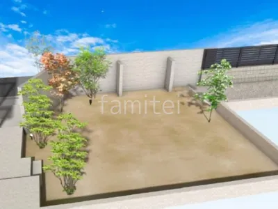 お庭　シンボルツリー