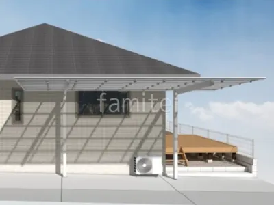 1台用カーポート　土間コンクリート