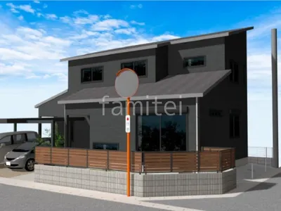 目隠しフェンス 化粧ブロック