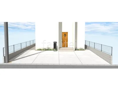 目隠しフェンスでお庭空間を安全に過ごす新築ベーシック オープン外構