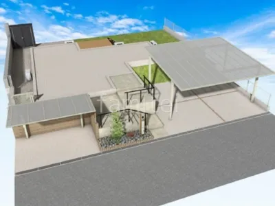 サイクルポート 物置