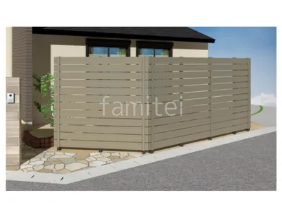 目隠しフェンスで囲ってプライバシーを守るお庭リフォーム工事