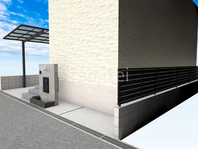 門柱 目隠しフェンス