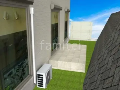 タイルデッキと人工芝でメンテナンスフリーなお庭リフォーム工事