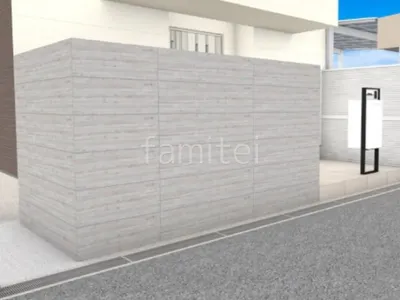 大きなタイル門塀でプライバシーを確保した門まわりリフォーム