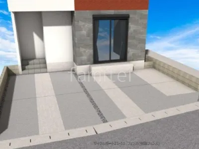 土間コンクリートで安定感のある車庫まわりリフォーム