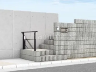 手すりとポール照明で安心感のある外構リフォーム