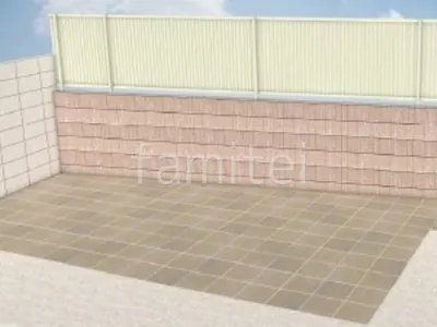 老朽化したタイルを新しくやり替えたお庭リフォーム