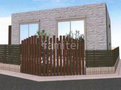 角柱　目隠しフェンス　化粧ブロック