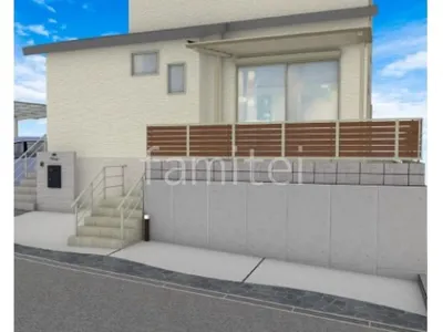 手すり ポール照明 目隠しフェンス