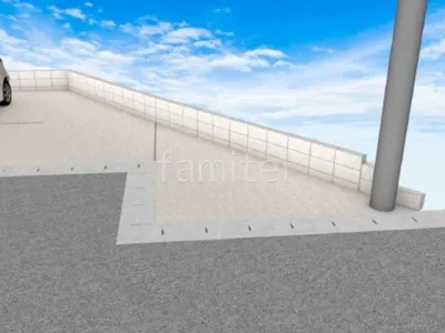 土間コンクリートと人工芝で外構リフォーム工事