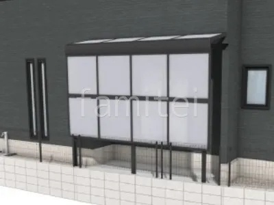 1階用テラス屋根　前面パネル