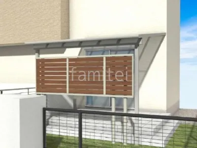 テラス屋根と目隠しフェンスでお庭リフォーム工事