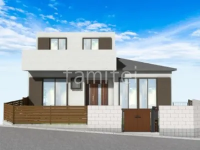 木目デザインで統一感のある外構リフォーム