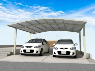 ウッドデッキのあるお庭でゆったり過ごす新築ベーシック オープン外構