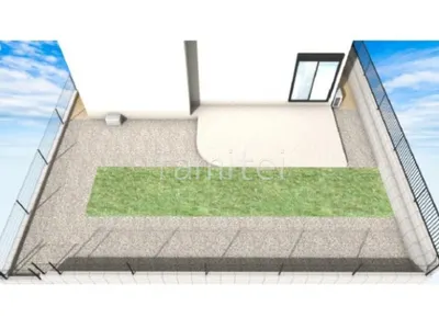 人工芝と砂利で雑草対策を施すお庭リフォーム