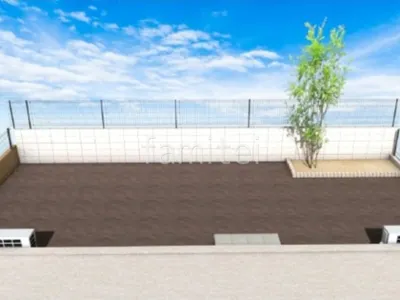 防草シートで管理がしやすいお庭リフォーム