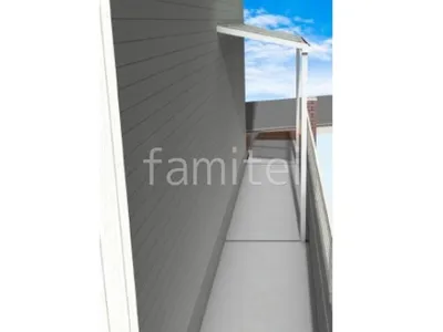 土間コンクリート　1階用テラス屋根