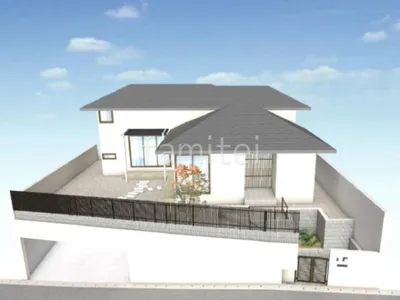 化粧ブロック　目隠しフェンス