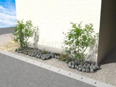 ロックガーデン　シンボルツリー