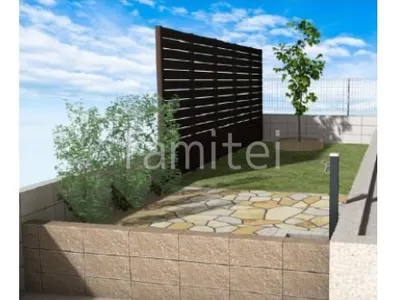 乱形石　立水栓