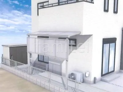 物置 1階用テラス屋根 前面パネル