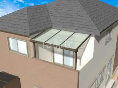 2階ベランダ屋根