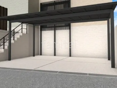 カーポートと手すりで使い勝手を向上した外構リフォーム