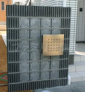 門柱　ソリッドストーン　ポスト:ティンブクー(マックスノブロック社製)