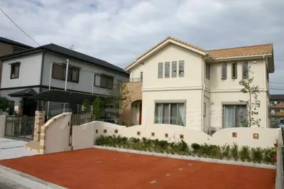 洋風外構　注射スペース